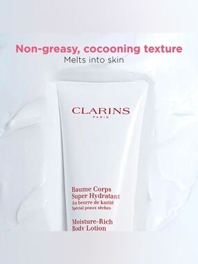 All weather must!Clarins Moisture-Rich Body Lotion 100ml w pure sheabutter 100ml